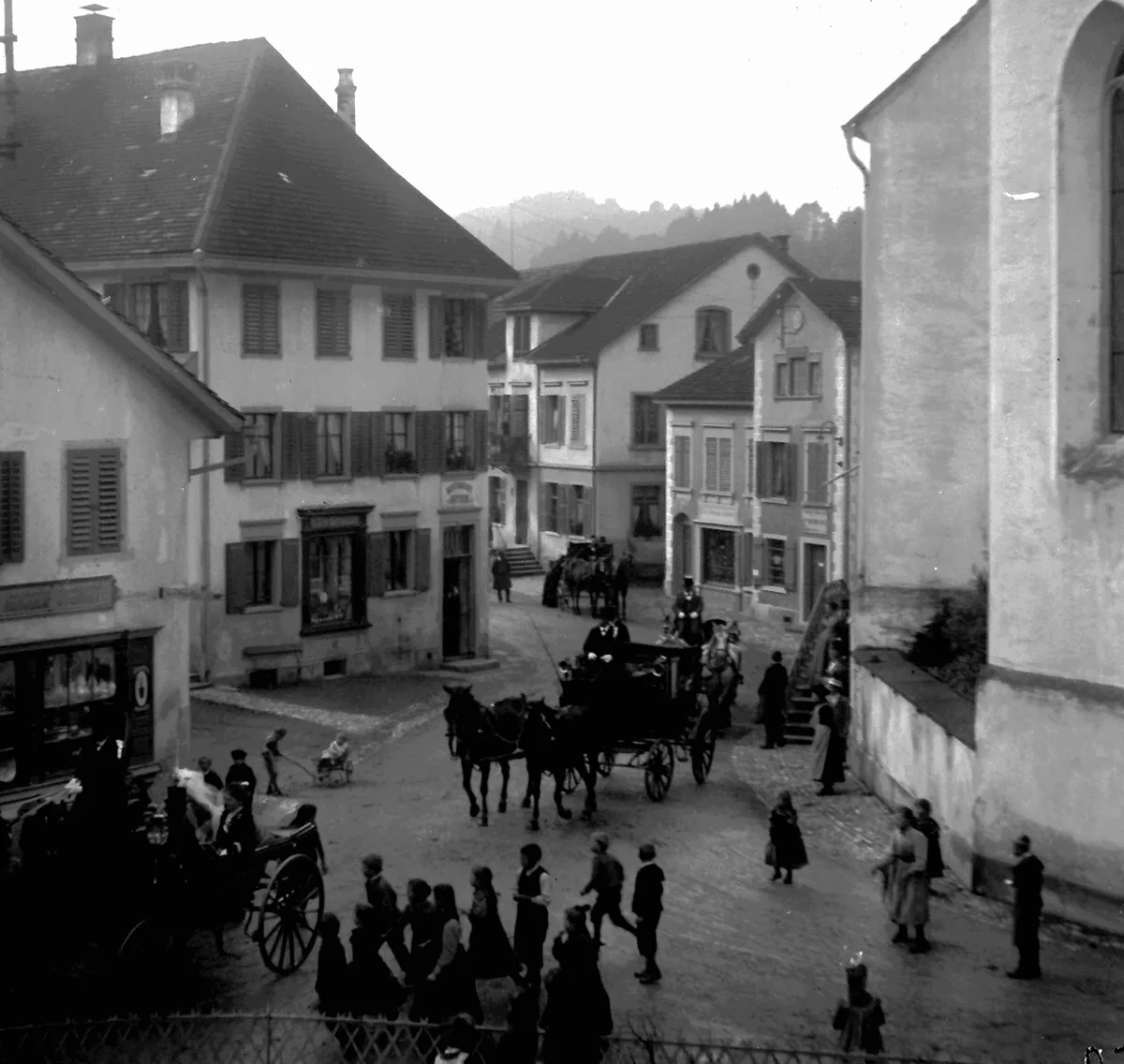 kutschen und menschen